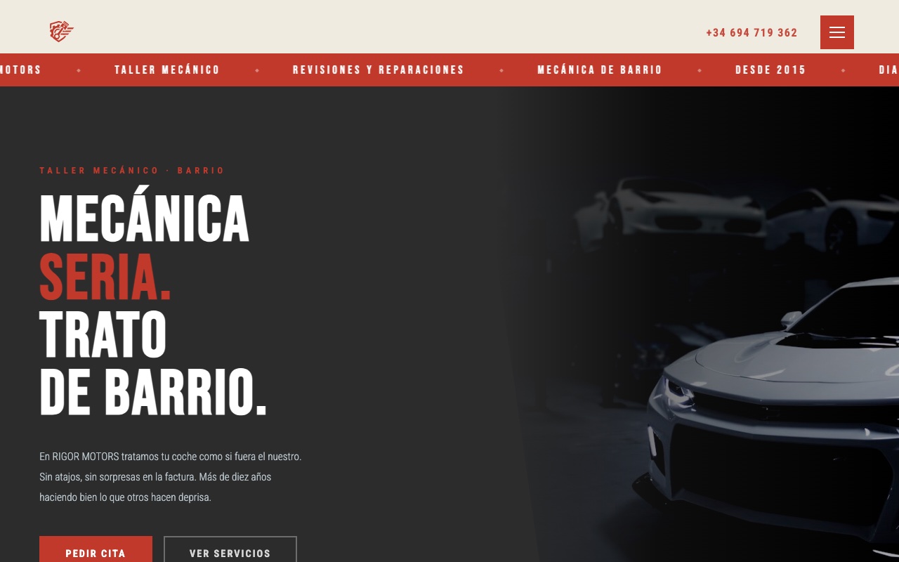 Preview del proyecto Rigor Motors